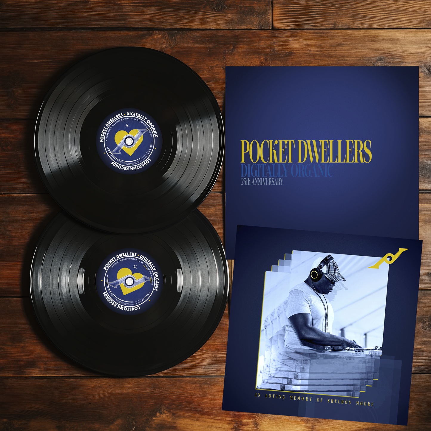 Pocket Dwellers 25th Anniversary Remastered 2LP Black Vinyl 12 inch Recor